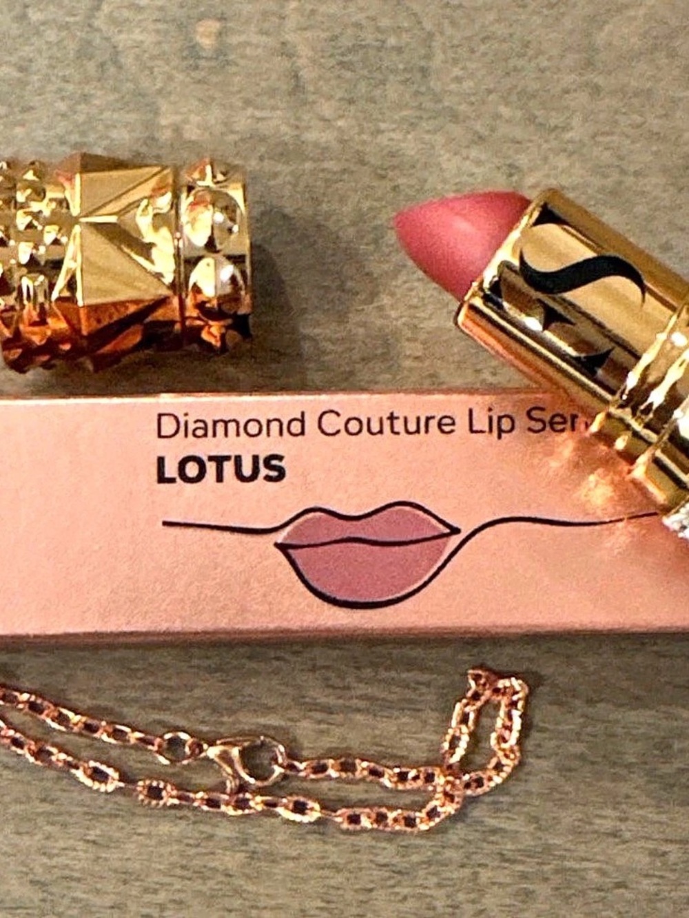 Eliya Skin Diamond Couture Lip Series - Lotus Pink & Gold
